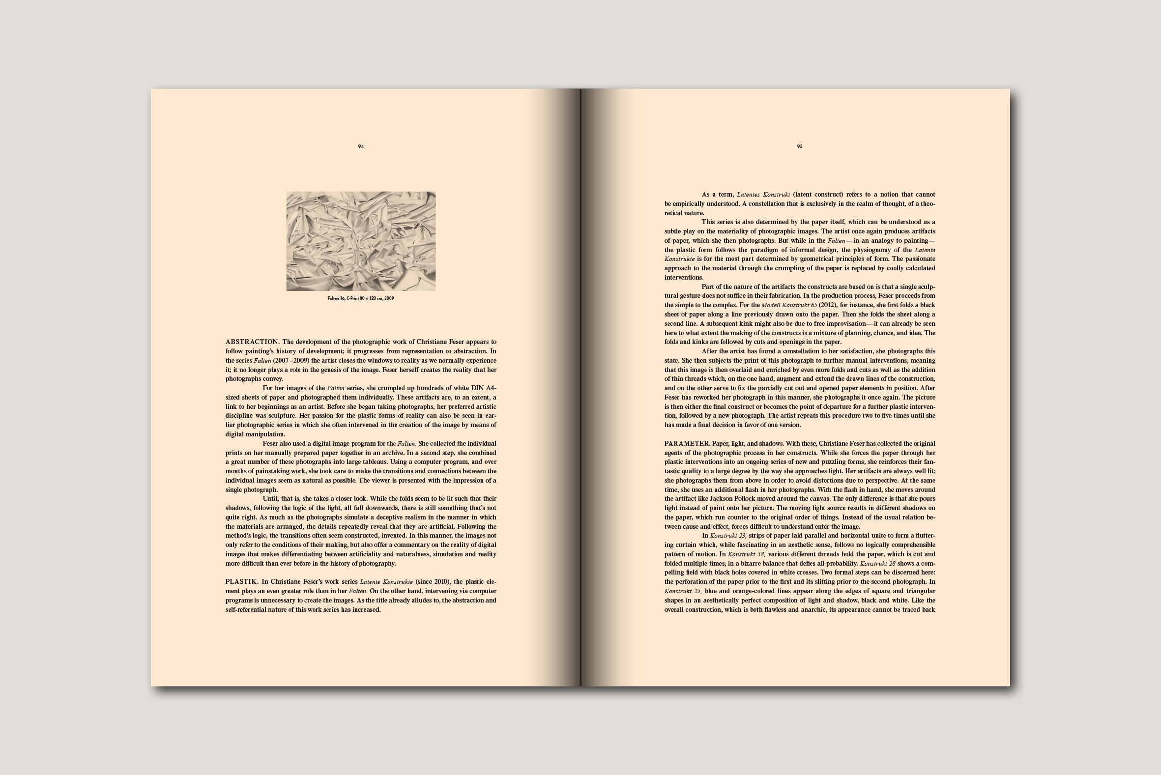 Christiane Feser, Latente Konstrukte / Distanz Verlag